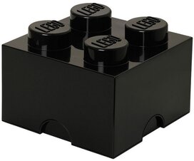 4 stud Black Storage Brick