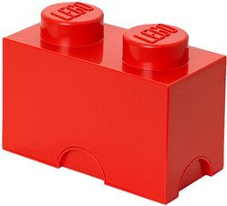zzz - 2 stud Red Storage Brick