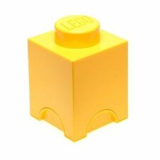 zz - 2 stud Yellow Storage Brick