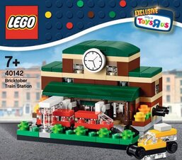 Bricktober Train Station